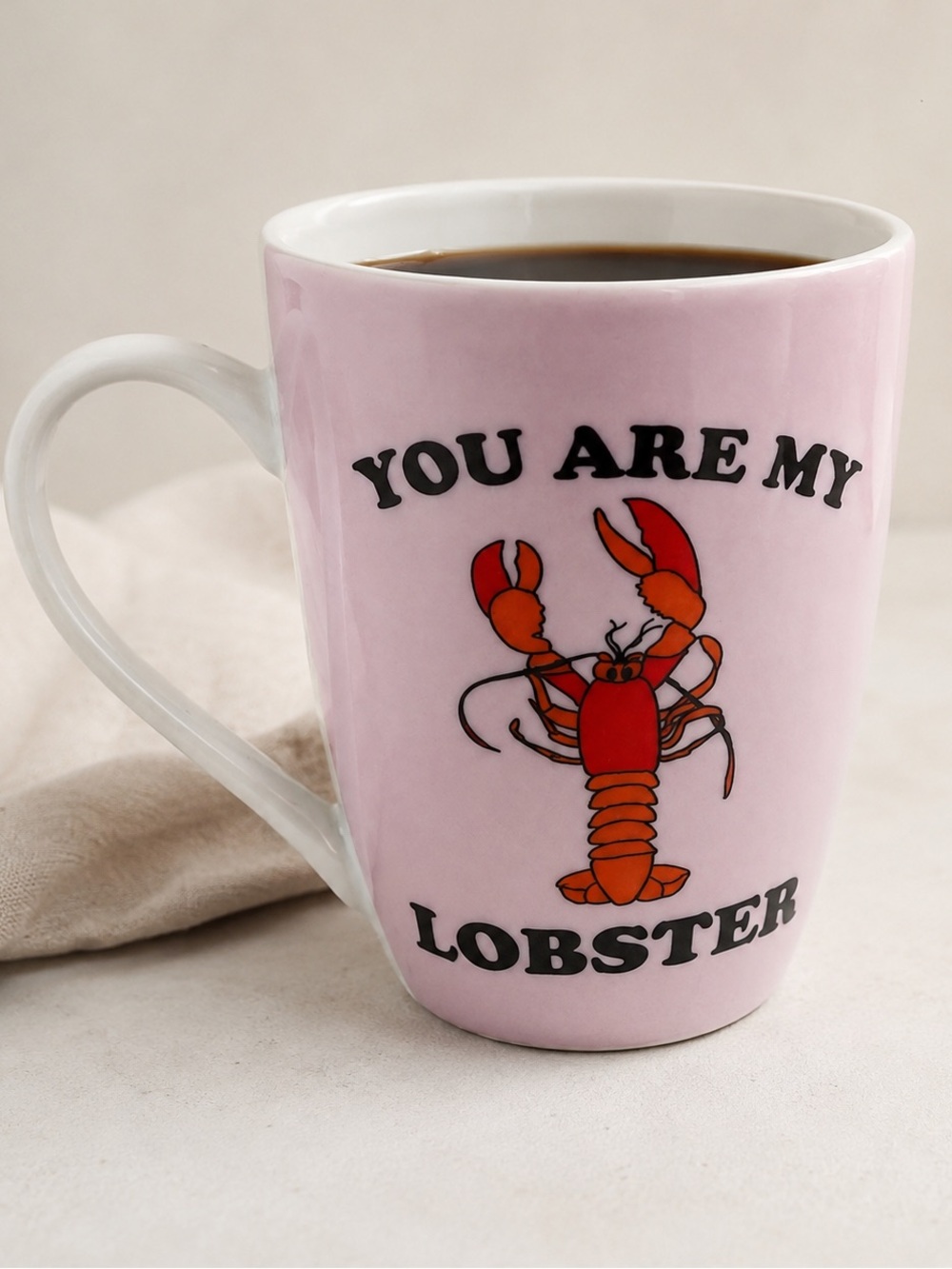🦞 Paladone Friends You Are My Lobster Pink Ceramic Coffee Mug Cup